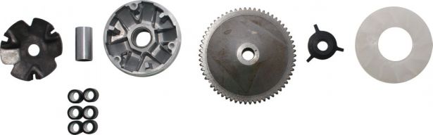 Clutch - Variator, GY6, 50cc, 26 Spline