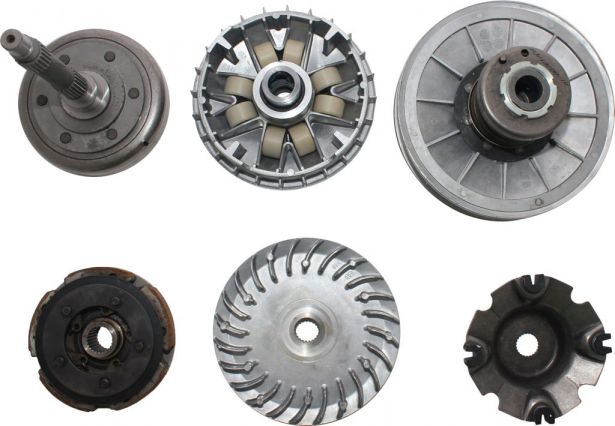 Clutch - Complete Assembly, Torque Convertor, Variator, Clutch Weight, Linhai, 520cc, 550cc, 600cc