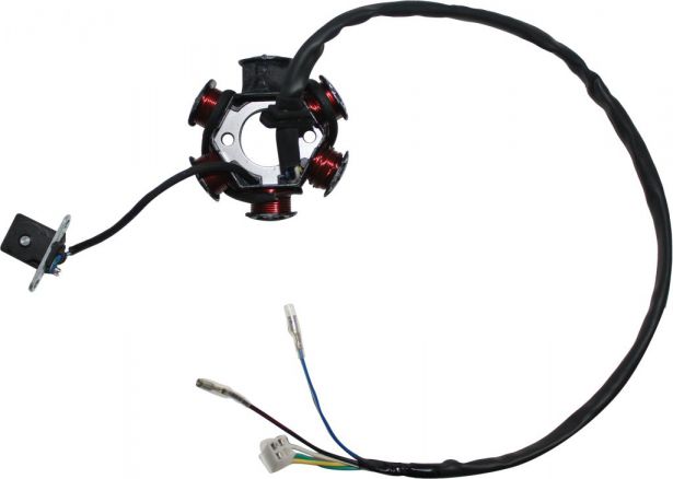 Stator - Magneto Coil, C100-6, 5 Wire