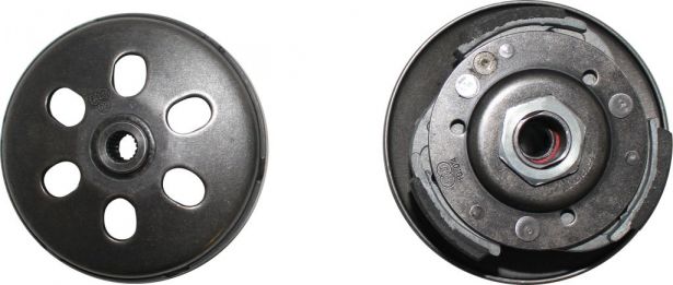 Clutch - Drive Pulley with Clutch Bell, 125cc, 19 Spline, Water Cooled