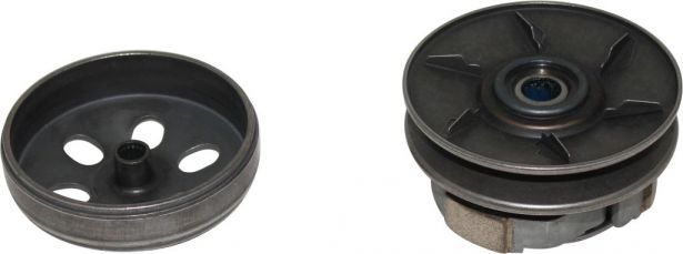 Clutch - Driven Pulley with Clutch Bell, Honda, 125cc, 19 Spline