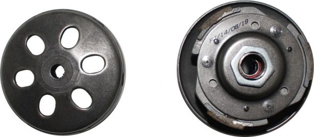 Clutch - Driven Pulley with Clutch Bell, Honda, 125cc, 19 Spline