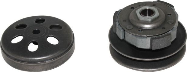 Clutch - Drive Pulley with Clutch Bell, 150cc, 19 Spline, Water Cooled