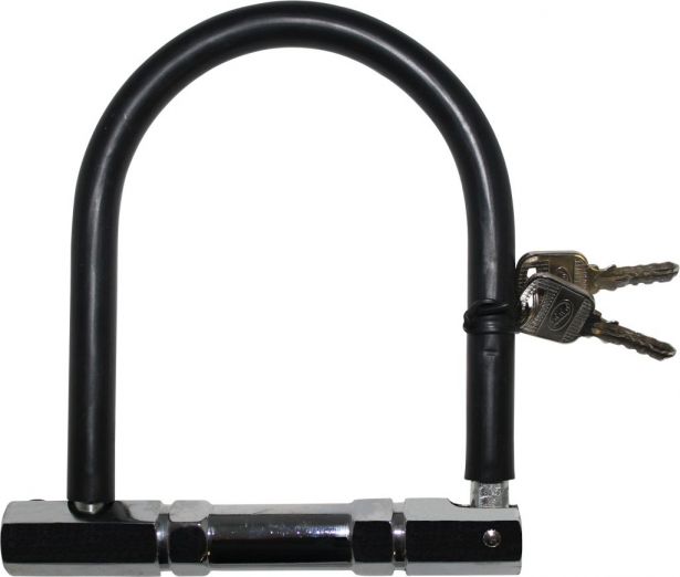 Lock - 15mm U-lock, 170X190mm, Black