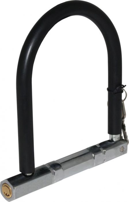 Lock - 15mm U-lock, 170X190mm, Black