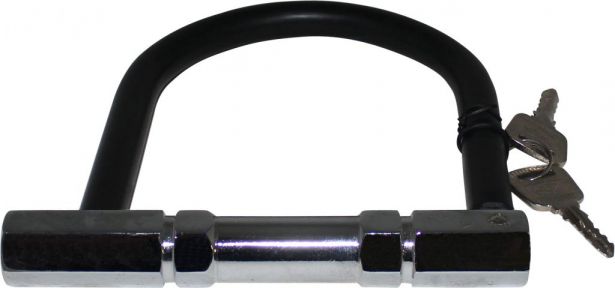 Lock - 15mm U-lock, 170X190mm, Black