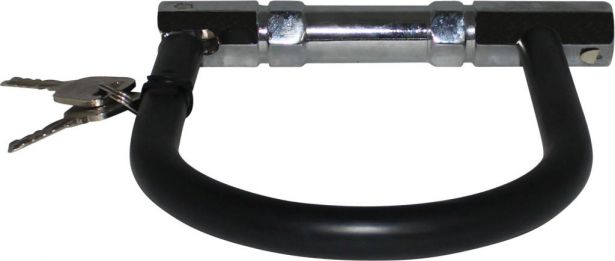 Lock - 15mm U-lock, 170X190mm, Black