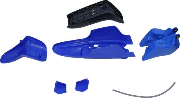 Plastic Set - PW50, Yamaha, Blue (7 pcs)