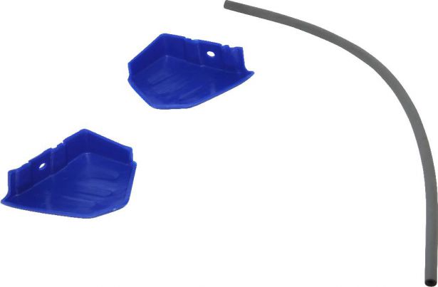 Plastic Set - PW50, Yamaha, Blue (7 pcs)