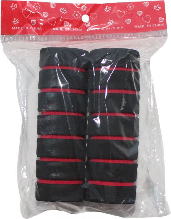 Hand Grips - Foam, Red, 4pc Set