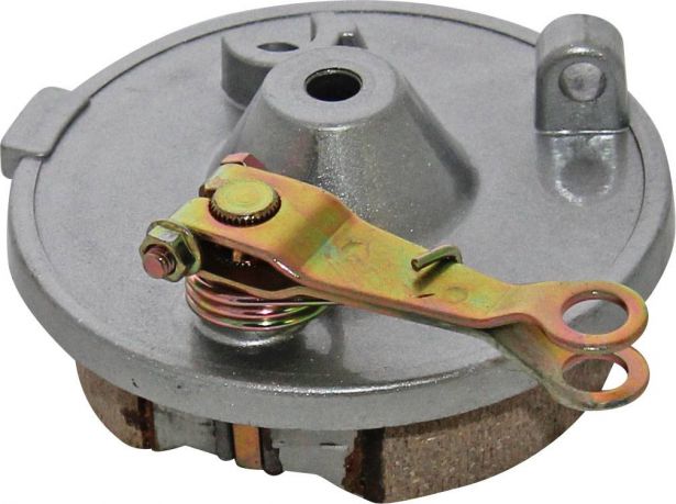 Brake Hub - Drum Brake Backing Plate, 50cc to 250cc