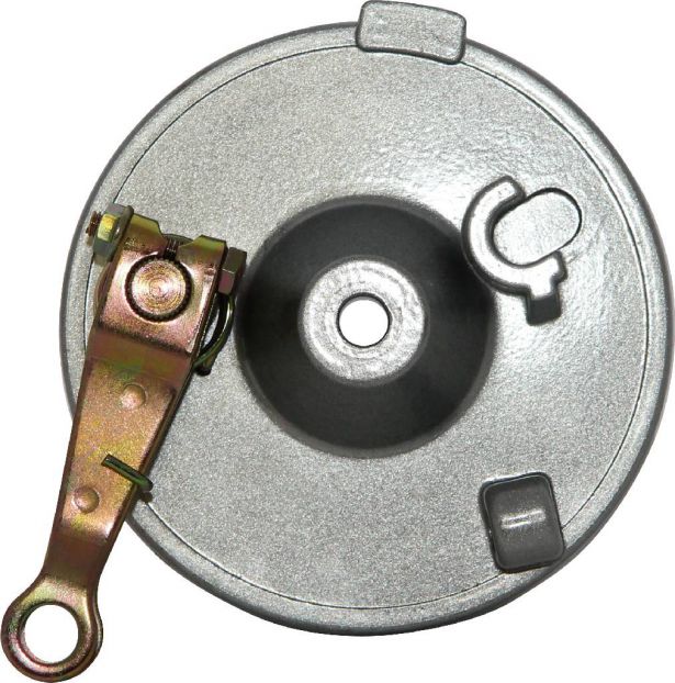 Brake Hub - Drum Brake Backing Plate, 50cc to 250cc