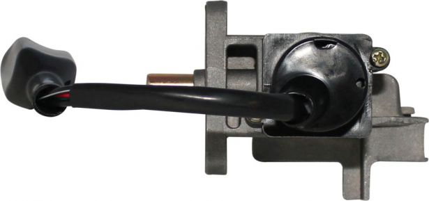 Ignition Key Switch - 4 pin Male, Metal, Steering Lock, Scooter