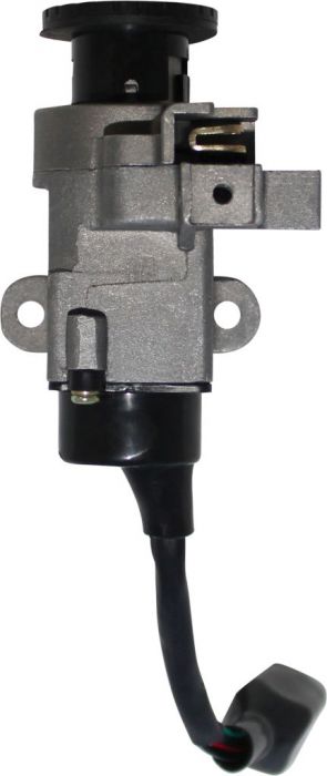 Ignition Key Switch - 4 pin Male, Metal, Steering Lock, Scooter