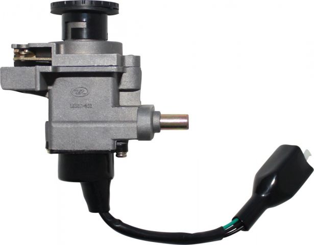 Ignition Key Switch - 4 pin Male, Metal, Steering Lock, Scooter