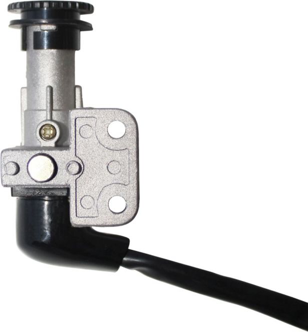 Ignition Key Switch - 4 pin Male, Metal, Steering Lock