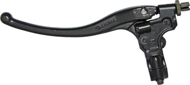 Brake Lever - Right Hand, Aluminum, Black, 150cc to 400cc, ATV, Dirt Bike, 300cc, 2x4, 4x4 and 4x4 IRS