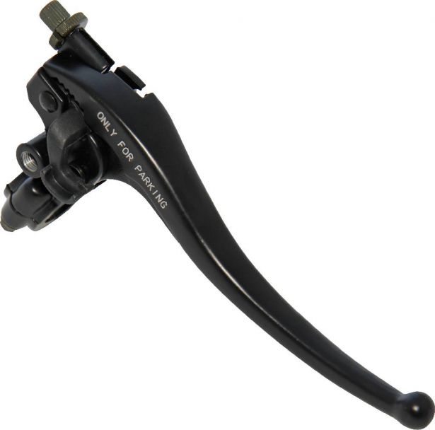 Brake Lever - Right Hand, Aluminum, Black, 150cc to 400cc, ATV, Dirt Bike, 300cc, 2x4, 4x4 and 4x4 IRS