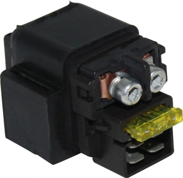 Starter Relay - Starter Solenoid, Fuse Based with 2 Fuses, 500cc, 550cc, Buyang, Feishen, Gio, Chironex