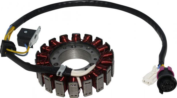 Stator - Magneto Coil, 150cc, 250cc, 260cc and 300cc  ATV, 300cc, 2x4, 4x4 and 4x4 IRS