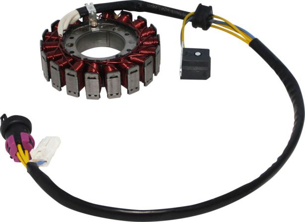 Stator - Magneto Coil, 150cc, 250cc, 260cc and 300cc  ATV, 300cc, 2x4, 4x4 and 4x4 IRS