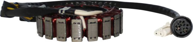 Stator - Magneto Coil, 150cc, 250cc, 260cc and 300cc  ATV, 300cc, 2x4, 4x4 and 4x4 IRS