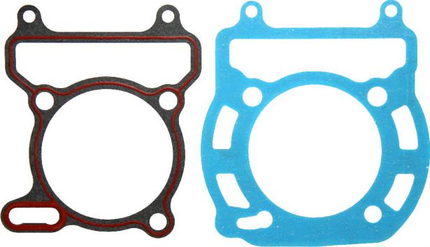 Gasket Set - Head & Base Gasket Set, 2pc, Liquid Cooled, 500cc, 550cc, Buyang, Feishen, Gio, Chironex