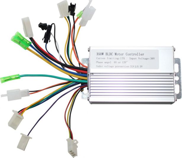 Controller - 36V, 350W, 17A, 60 or 120 Degree