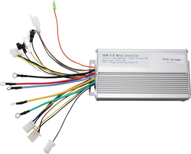 Controller - 48V, 500W, 25A, 60 or 120 Degree