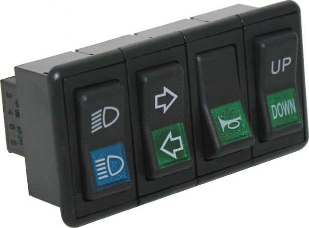 Switch Panel - Combined Switch Assembly, UTV, Odes, 800cc