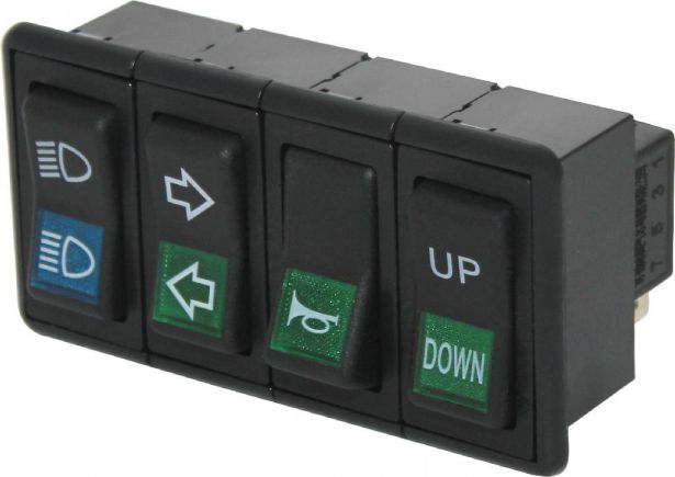 Switch Panel - Combined Switch Assembly, UTV, Odes, 800cc
