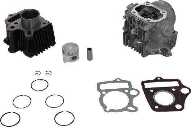 Top End Assembly - 50cc, Air Cooled, Complete Top End Assembly