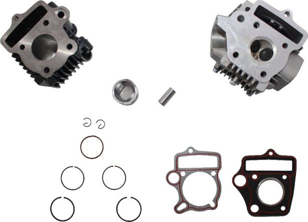 Top End Assembly - 50cc, Air Cooled, Complete Top End Assembly