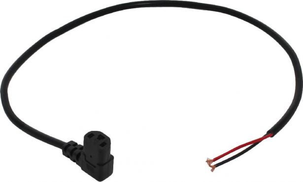 Battery Cable - Electric Bicycle, Angled Plug