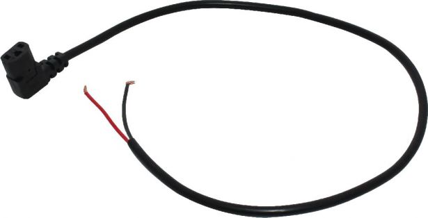 Battery Cable - Electric Bicycle, Angled Plug