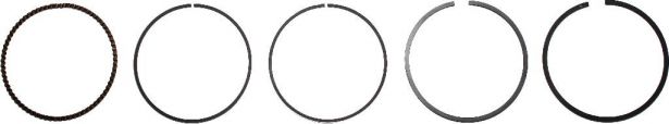 Piston Rings - 72mm, Honda, CF Moto, Hammerhead, Baja, 172MM, 1P72MM, 250cc, (5pcs)