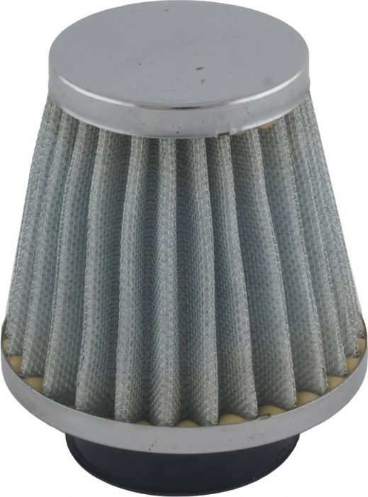 Air Filter - 40mm, Tall Stack (65mm), Chrome