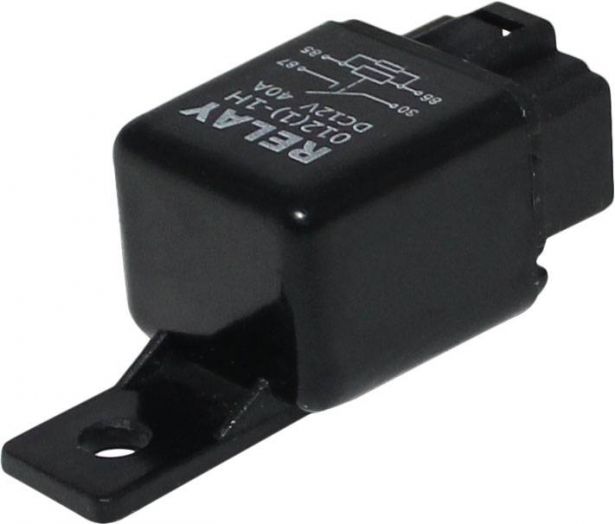 Starter Relay - Power Relay, 12V 40A, 50cc to 250cc