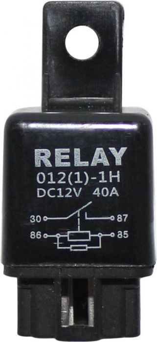 Starter Relay - Power Relay, 12V 40A, 50cc to 250cc