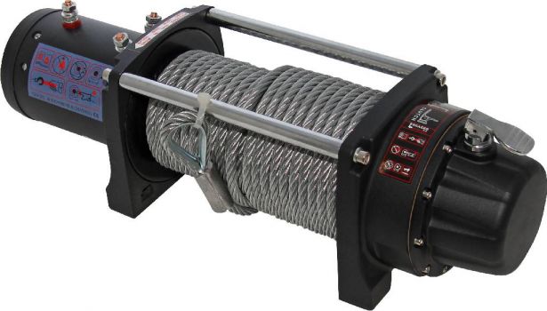 Winch - MNPS 8000lb, 12 Volt, Wireless Remote and Cabled Switch