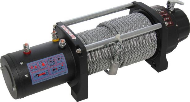 Winch - MNPS 8000lb, 12 Volt, Wireless Remote and Cabled Switch