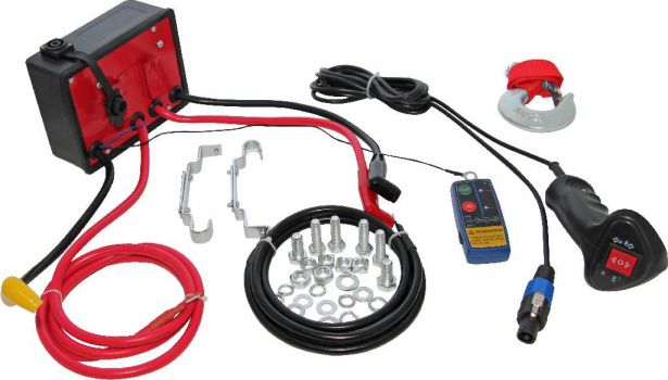 Winch - MNPS 9500lb, 12 Volt, Wireless Remote and Cabled Switch
