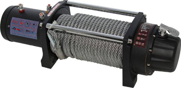 Winch - MNPS 9500lb, 12 Volt, Wireless Remote and Cabled Switch