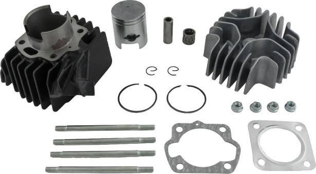 Top End Assembly - 50cc, Suzuki, LT50, Complete Top End Assembly