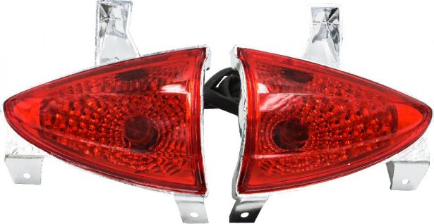 Rear Light - 50cc to 125cc ATV, Utility Style, Set (2pcs)