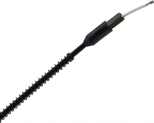 Throttle Cable / Accelerator Cable - Angled Connector, 83cm, 400cc, 500cc, 700cc, 800cc Hisun
