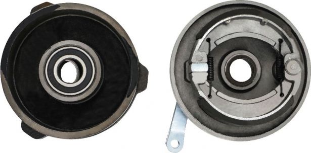 Drum Brake Assembly - 3 Bolt, M8, Right Side