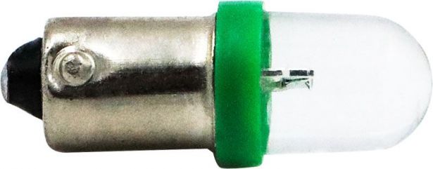 Light Bulb - LED, 12V, 3W, Single Contact, Green