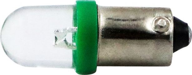 Light Bulb - LED, 12V, 3W, Single Contact, Green