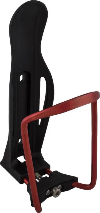 Cup Holder / Bottle Holder - Aluminum, Adjustable, Red